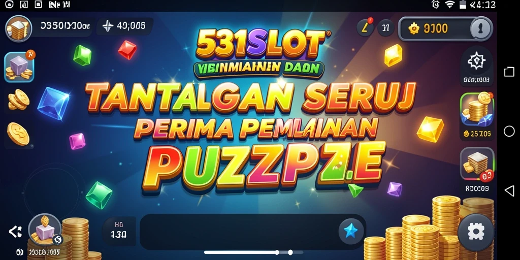 Screenshot gameplay 531SLOT menampilkan tantangan puzzle yang menarik.