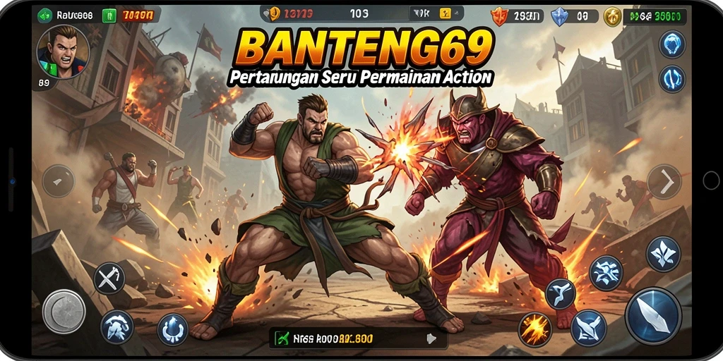 Tampilan seru dari gameplay BANTENG69 dalam aksi.
