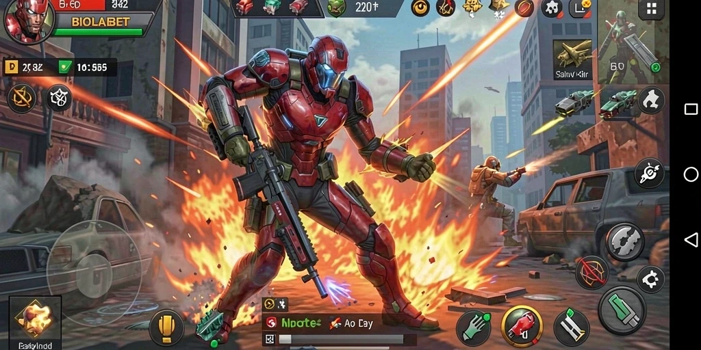 Screenshot gameplay BIOLABET yang menampilkan aksi mendebarkan.
