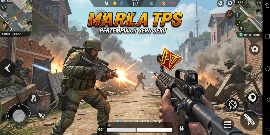 Gameplay seru C0077 dengan aksi tembak menembak.
