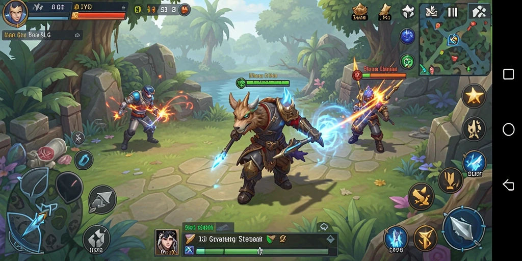 Tampilan gameplay DYO1 yang menggugah selera para pecinta SLG.
