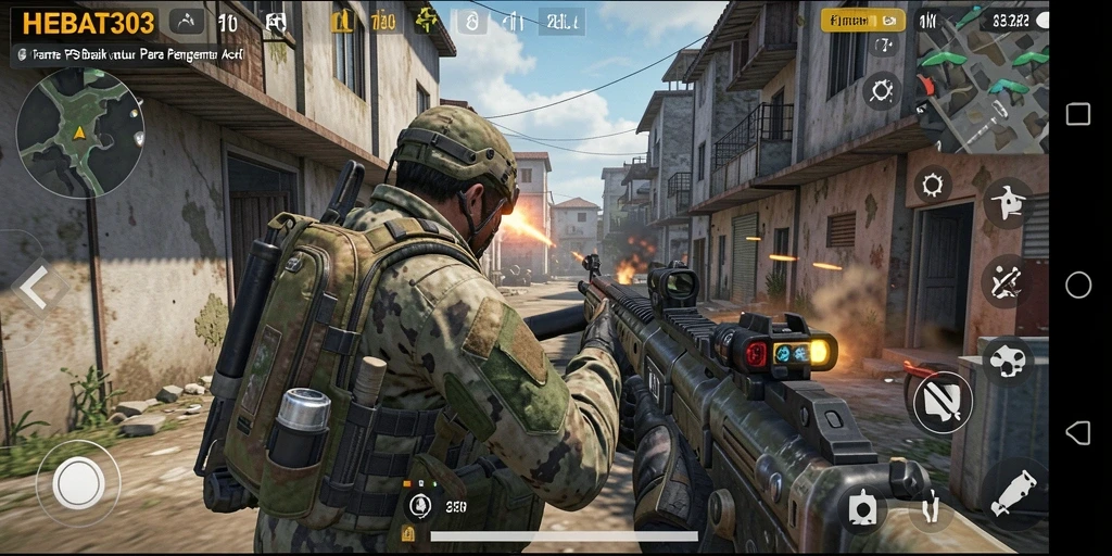 Tampilan gameplay seru dari HEBAT303 dengan aksi menegangkan.