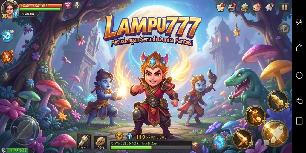 Tampilan gameplay seru dari LAMPU777 dengan petualangan yang mendebarkan.