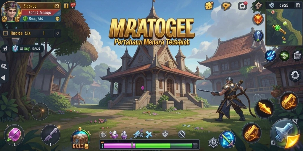 Tampilan gameplay MARIATOGEL yang menarik dan menantang.