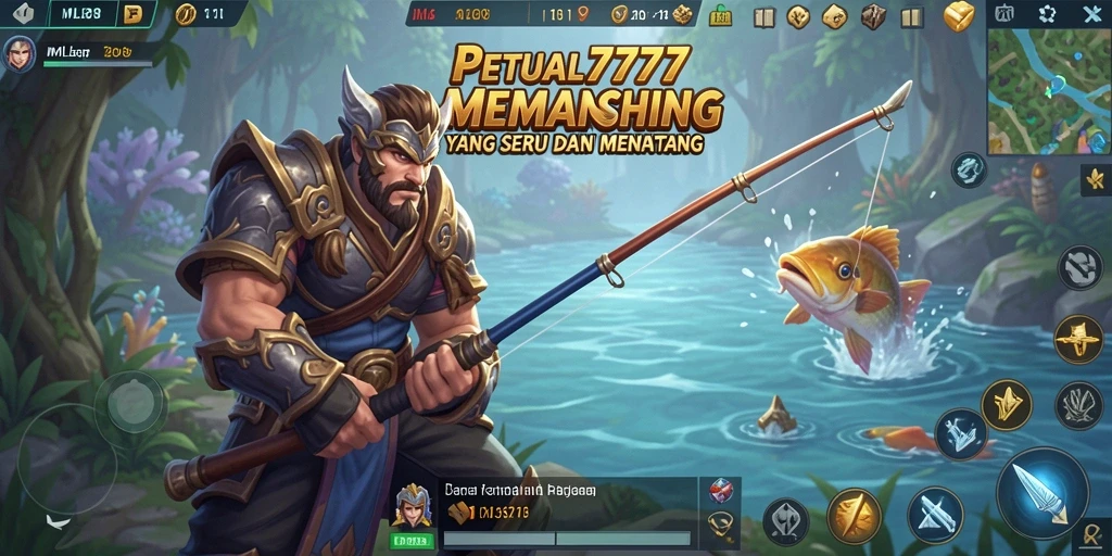 Tampilan gameplay <strong>MLBB777</strong> yang menawan dengan berbagai spesies ikan.
