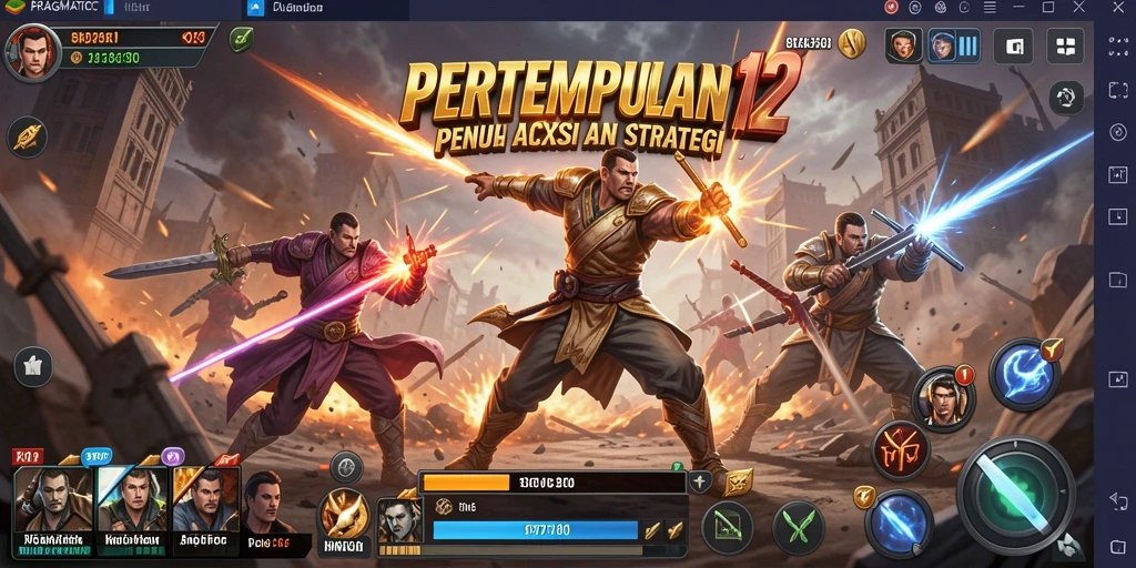 Screenshot menunjukkan aksi mendebarkan dalam game PRAGMATIC123.