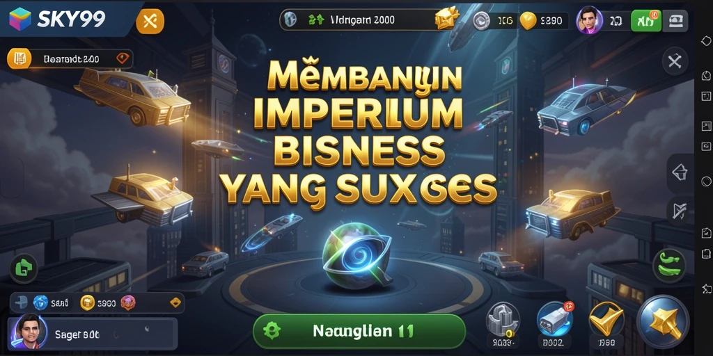 Tampilan menarik dari gameplay <strong>SKY99</strong> yang menunjukkan strategi Tycoon.